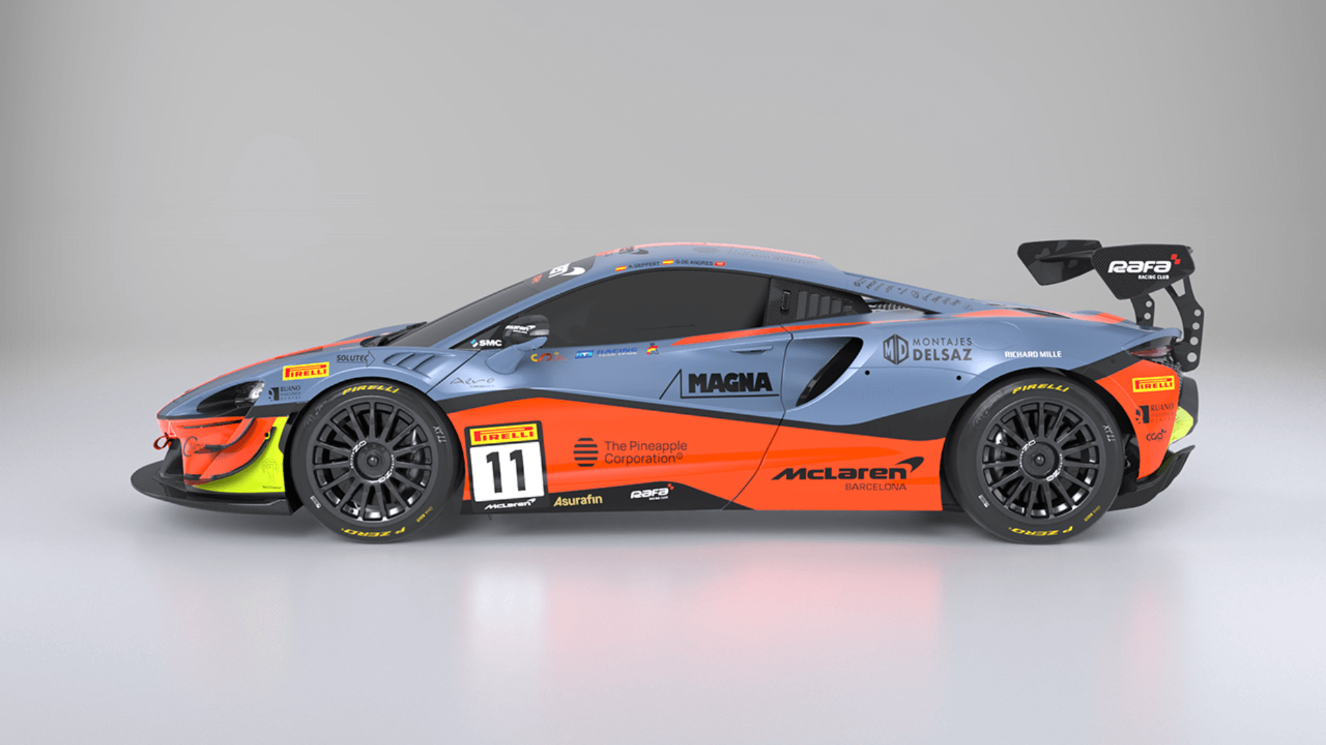 The Pineapple Corporation Renews Its Sponsorship with Alejandro Geppert, Celebrating His New Challenge with McLaren Barcelona – SMC Motorsport and His Commitment to Sustainability